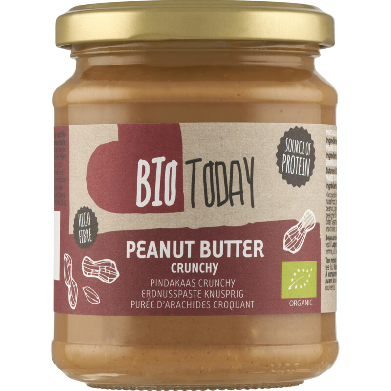 Een afbeelding van BioToday Peanutbutter crunchy bio