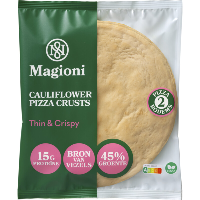 Een afbeelding van Magioni bloemkoolbodem pizza