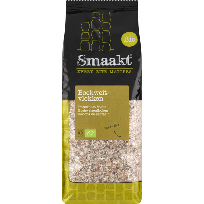 Een afbeelding van Smaakt Boekweitvlokken biologisch