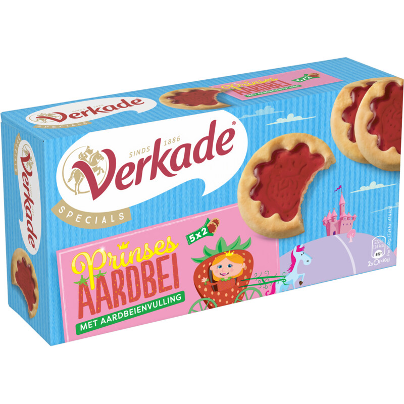 Een afbeelding van Verkade Kids&Co Prinses Aardbei