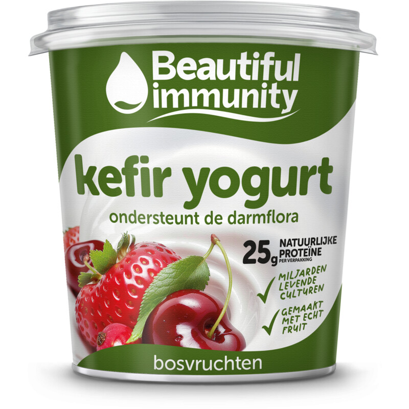 Een afbeelding van Beautiful Immunity Kefir bosvruchten