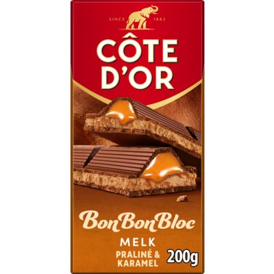 pdp-image-Côte d'Or BonBonBloc chocoladereep praliné karamel