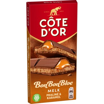 pdp-image-Côte d'Or BonBonBloc chocoladereep praliné karamel