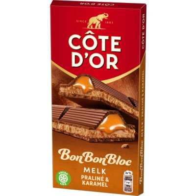 pdp-image-Côte d'Or BonBonBloc chocoladereep praliné karamel