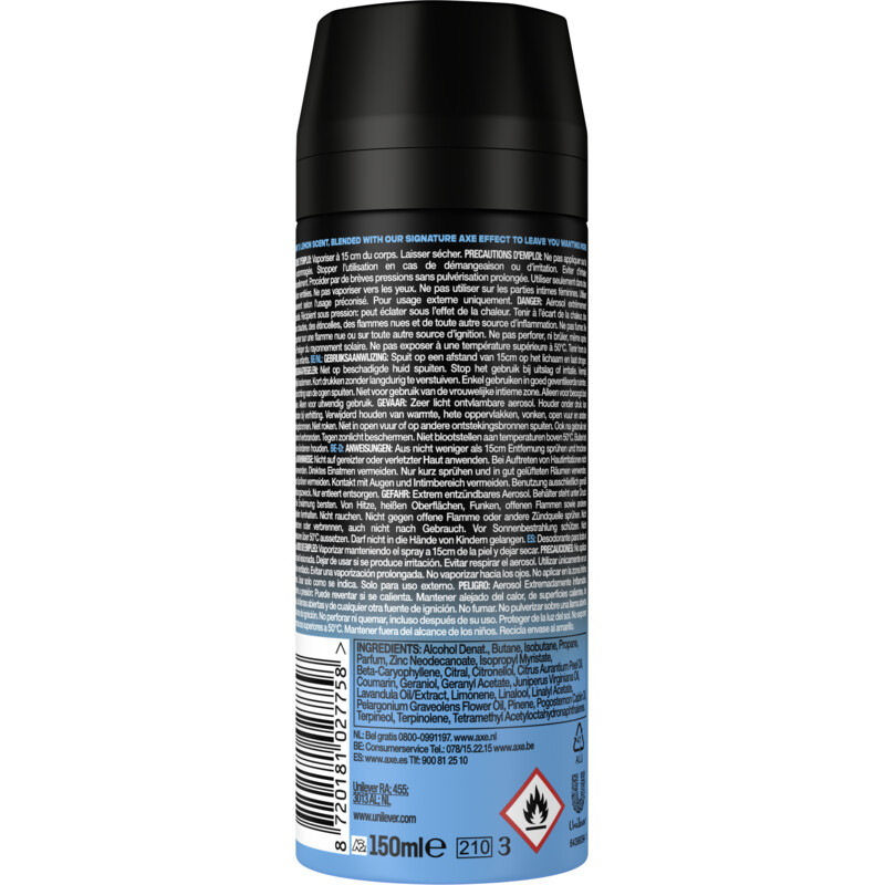 Een afbeelding van Axe Ice chill deodorant bodyspray
