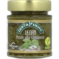 Costa Ligure Pesto genovese vegan mozzarisella