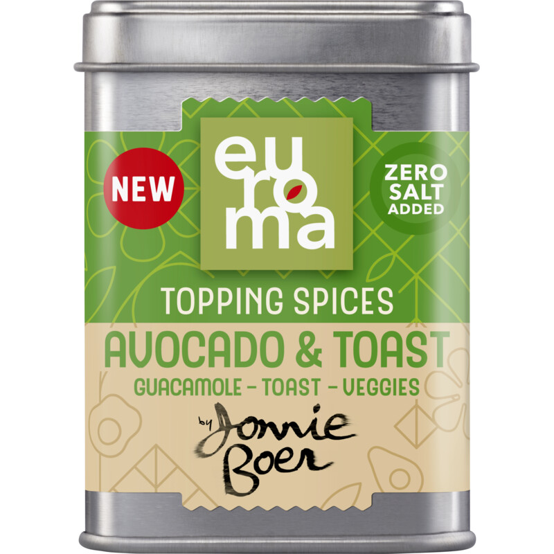 Een afbeelding van Euroma Topping avocado & toast by Jonnie Boer