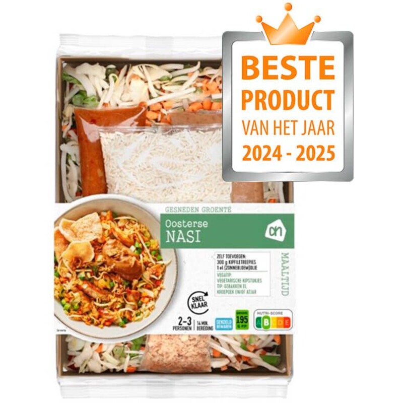 Een afbeelding van AH Gesneden verspakket oosterse nasi