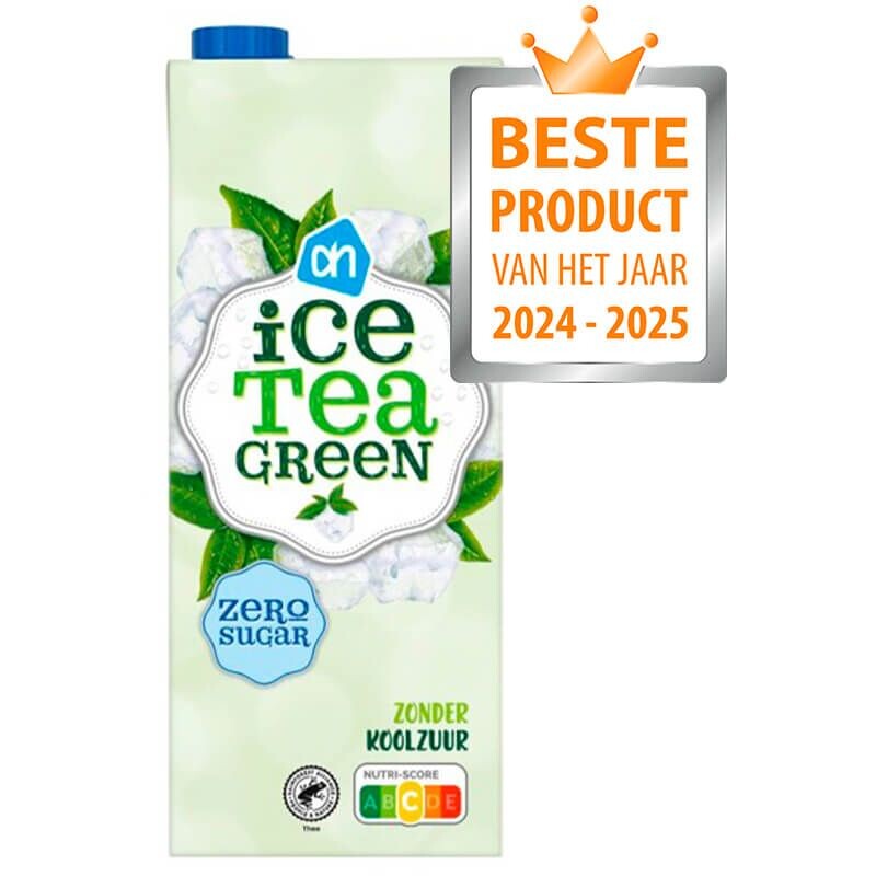 Een afbeelding van AH Ice tea green zero zonder koolzuur