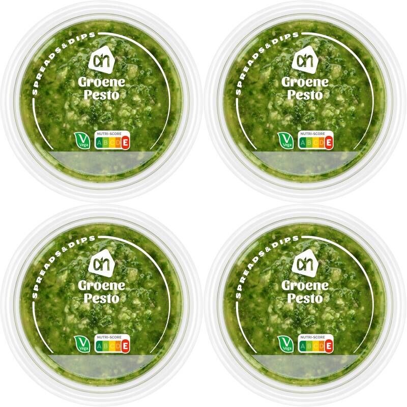 Een afbeelding van AH Groene pesto 4-pack
