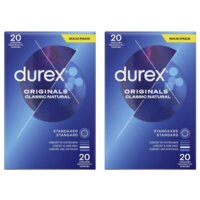 Een afbeelding van Durex condooms Natural 2-pack