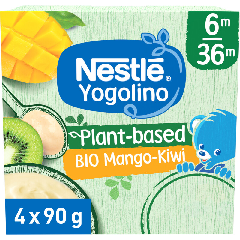 Een afbeelding van Nestlé Yogolino plantaardig babytoetje mango ki