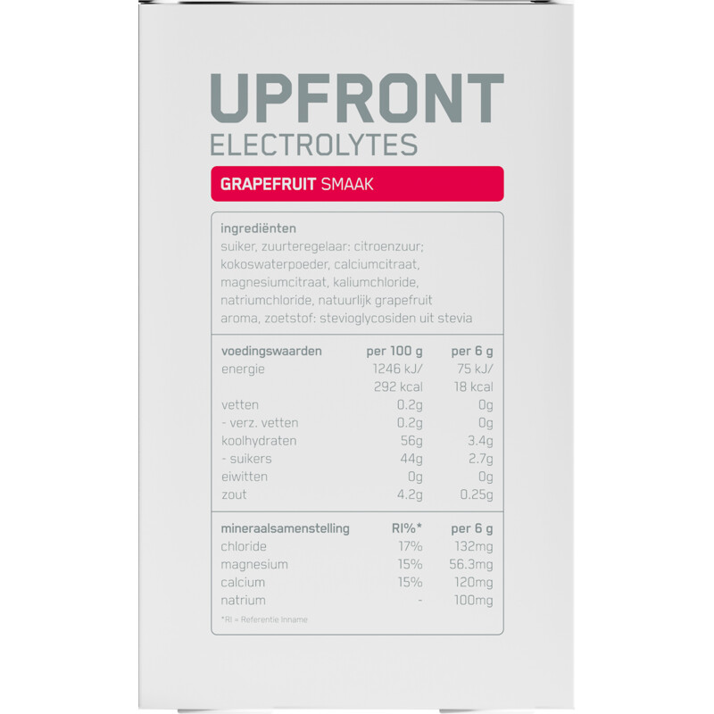 Een afbeelding van Upfront Electrolytes grapefruitsmaak