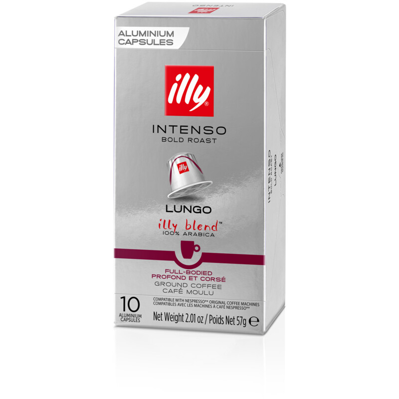 Een afbeelding van illy Intenso lungo capsules