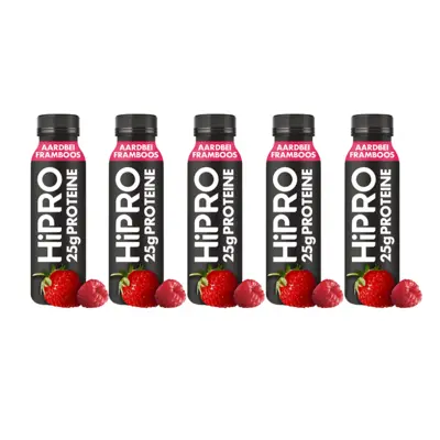 pdp-image-HiPRO Protein drink framboos aardbei 5-pack
