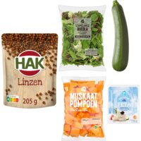 Een afbeelding van Hak Salade met linzen maaltijdpakket
