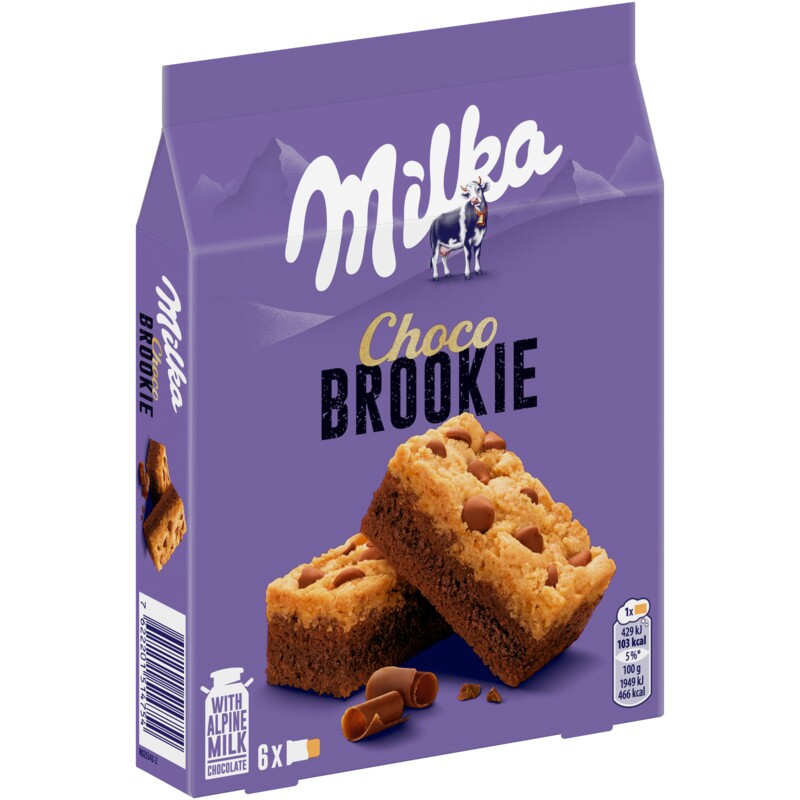 Een afbeelding van Milka Choco brookie pocket