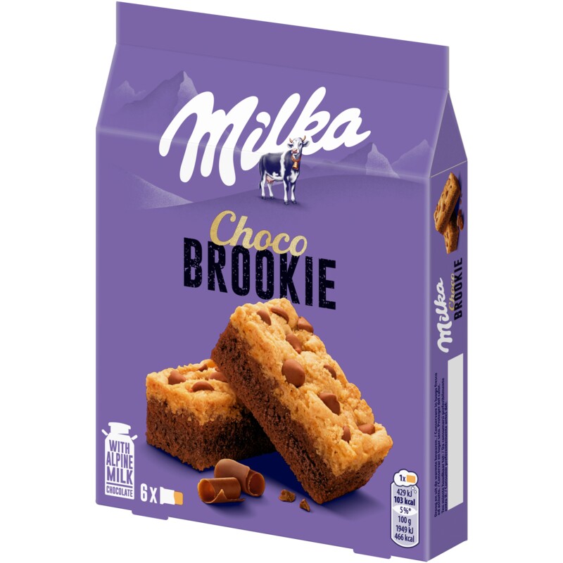 Een afbeelding van Milka Choco brookie pocket