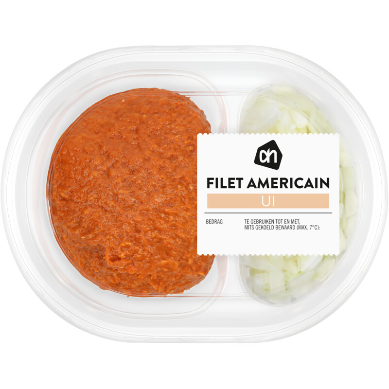 Een afbeelding van AH Filet americain met ui