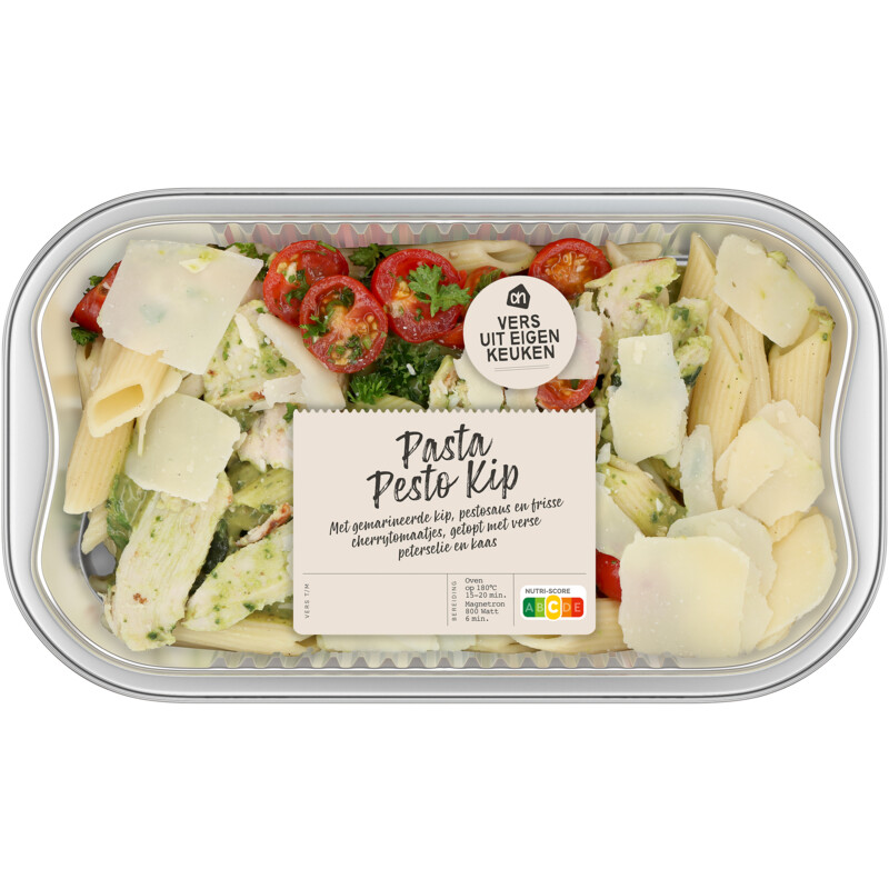 Een afbeelding van AH Verse pasta pesto kip