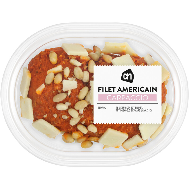 Een afbeelding van AH Filet americain carpaccio