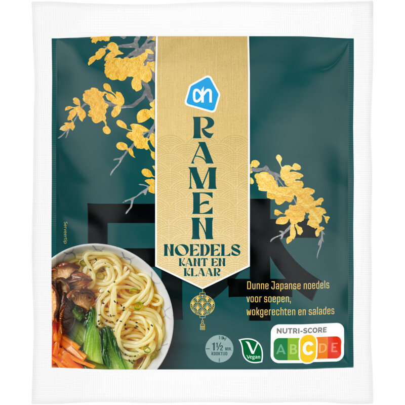 Een afbeelding van AH Ramen noedels kant en klaar