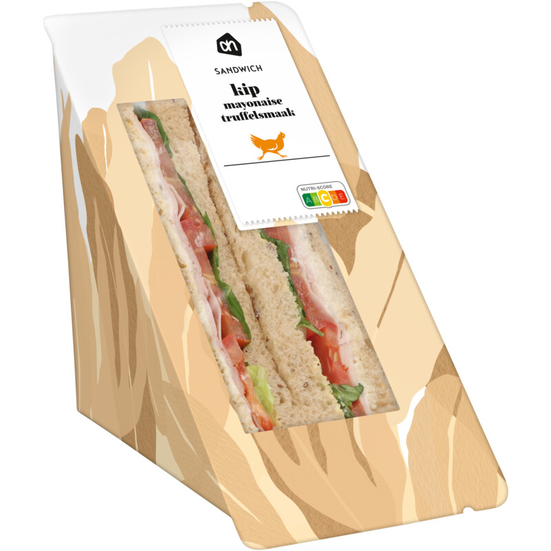 Een afbeelding van AH Sandwich kip met truffel smaak