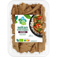 Een afbeelding van AH Terra Biologische seitan wokreepjes teriyaki