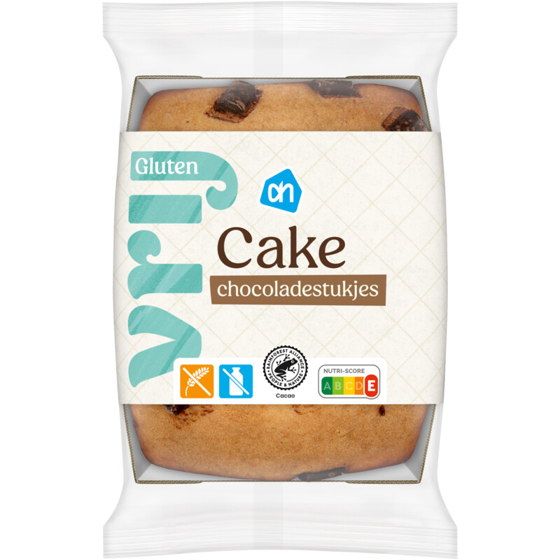 Een afbeelding van AH Glutenvrij Cake chocolade stukjes