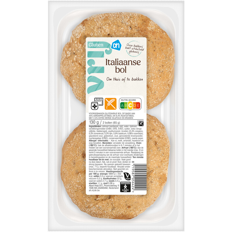 Een afbeelding van AH Glutenvrij Italiaanse bol
