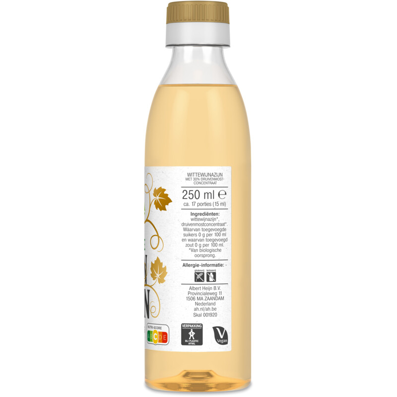 Een afbeelding van AH Biologisch Italiaanse witte wijn azijn