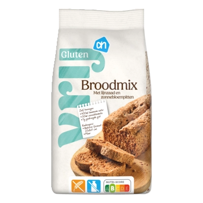 pdp-image-AH Glutenvrij Broodmix met lijnzaad & zonnebloempitten