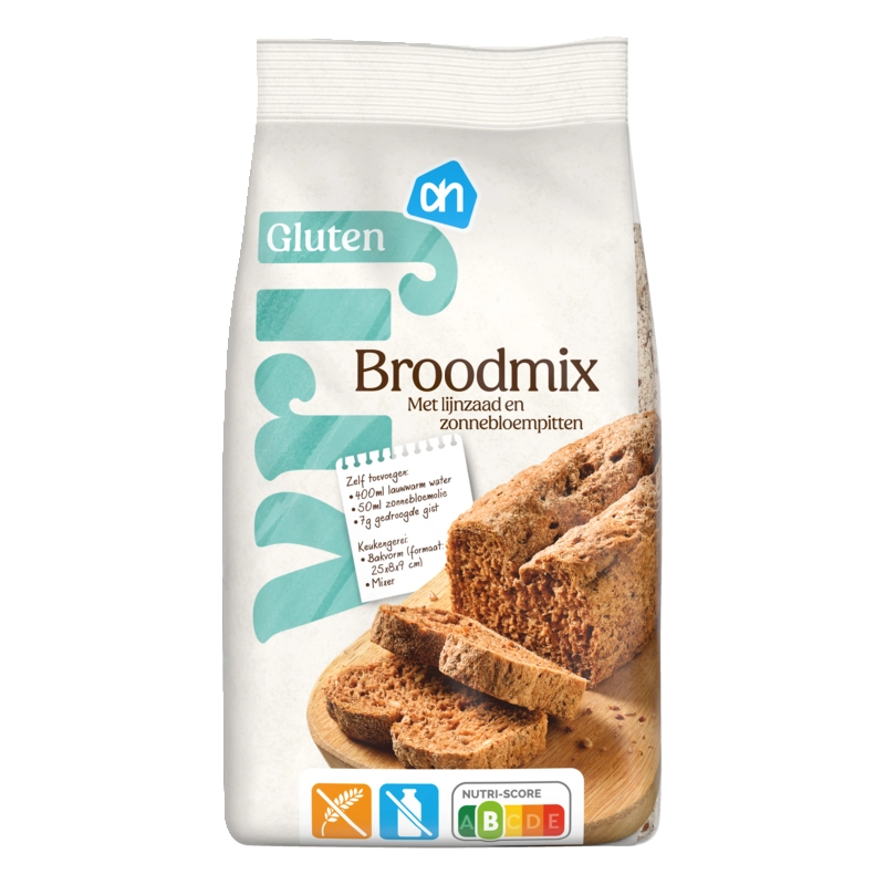 Broodmix met lijnzaad & zonnebloempitten
