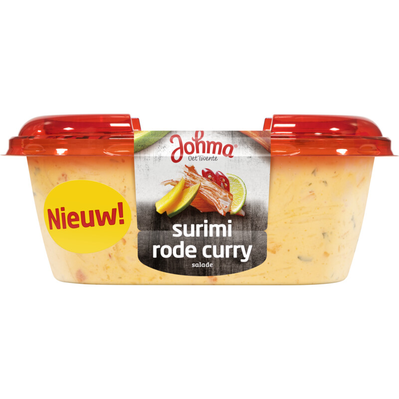 Een afbeelding van Johma Surimi rode curry salade