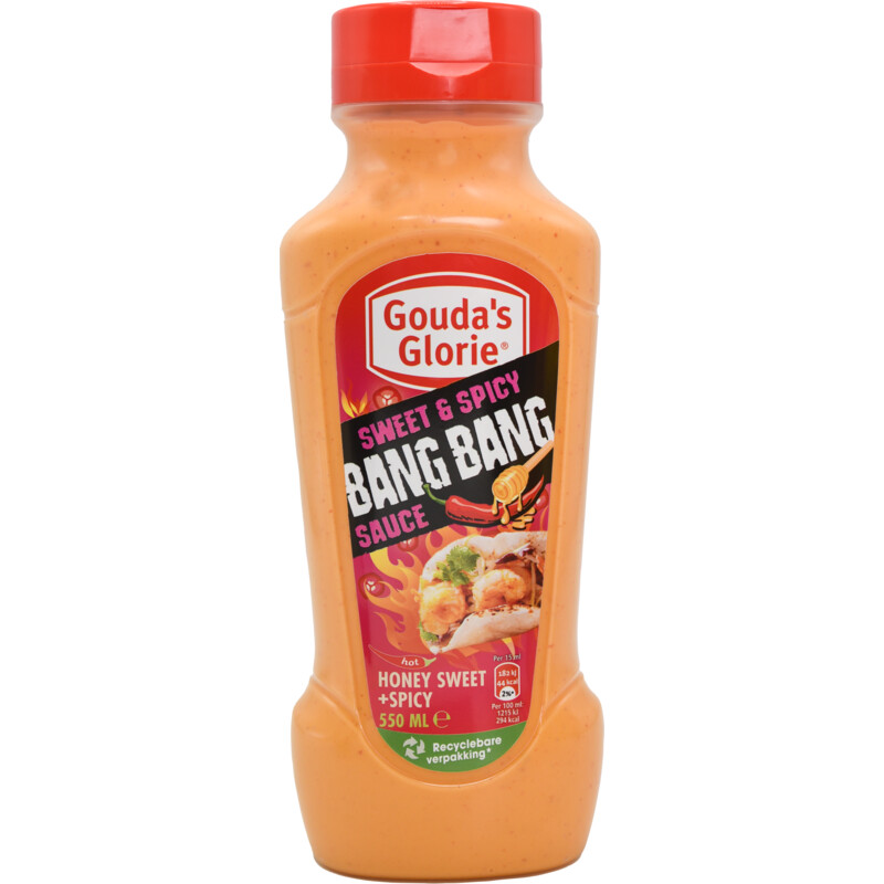 Een afbeelding van Gouda's Glorie Sweet & spicy bang bang sauce