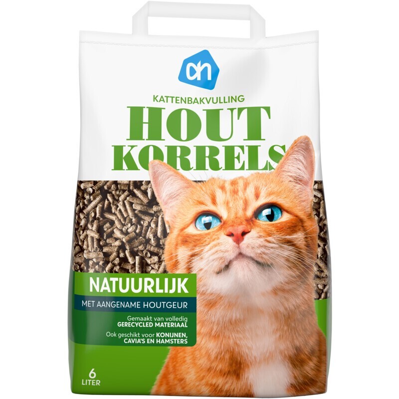 Een afbeelding van AH Kattenbakvulling houtkorrels