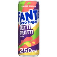 Een afbeelding van Fanta Tutti frutti zero sugar limited edition