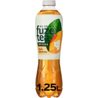 Een afbeelding van Fuze Tea Black tea peach elderflower no sugar