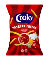 Croky Patatas fritas ketchup