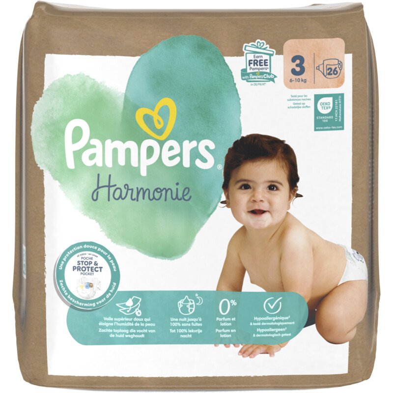 Een afbeelding van Pampers Harmonie luiers maat 3