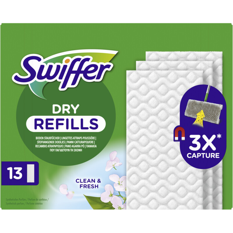 Een afbeelding van Swiffer Vloerdoekjes droog navulling