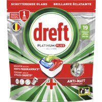 Een afbeelding van Dreft Platinum plus vaatwascapsules quick wash