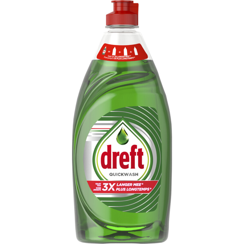 Een afbeelding van Dreft Quickwash original vloeibaar afwasmiddel