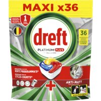 Een afbeelding van Dreft Platinum plus vaatwastabletten citroen