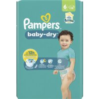 Een afbeelding van Pampers Baby dry luiers maat 6