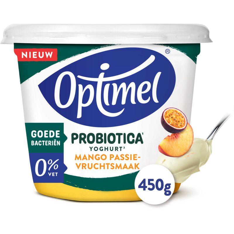 Een afbeelding van Optimel Probiotica yoghurt mango passievrucht