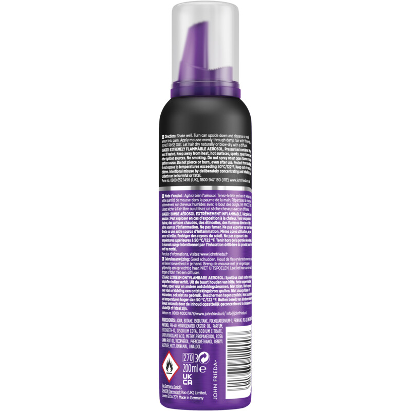Een afbeelding van John Frieda Dream curls curl reviver mousse