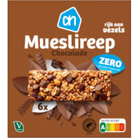 Een afbeelding van AH Mueslireep chocolade zero