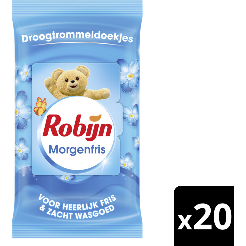 Een afbeelding van Robijn Droogtrommeldoekjes morgenfris