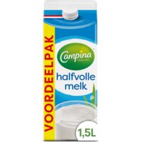 Een afbeelding van Campina Halfvolle melk voordeelverpakking